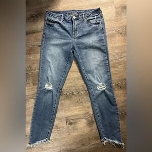 Articles Of Society Jeans Womens Size 30 Skinny Ankle Faded Distressed